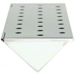 Charcoal Companion V-Shaped Smoker Box W/ Reservoir Insert Salts