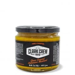 Clark Crew BBQ Stone Ground Habanero Mustard 12 Oz. BBQ Sauces, Marinades, Condiments & Seasonings