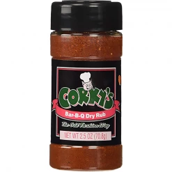 Corky's Bar-B-Q Dry Rub 2.5 Oz. BBQ Sauces, Marinades, Condiments & Seasonings