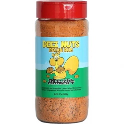 Meat Church Deez Nuts Pecan Rub 12 Oz. BBQ Sauces, Marinades, Condiments & Seasonings