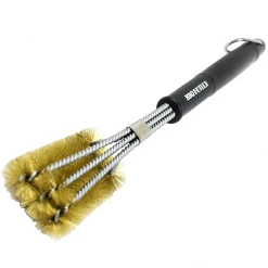 Bear Paw Products BBQ Butler 3 In 1 Brass Grill Brush Salts