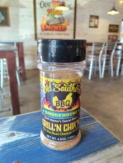 BBQ Sauces, Marinades, Condiments & Seasonings Old Southern BBQ Grill'n Chik'n Seasoning 4.8 Oz.