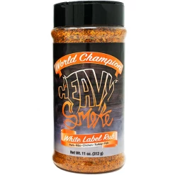 Heavy Smoke BBQ Heavy Smoke White Label Rub 11 Oz. BBQ Sauces, Marinades, Condiments & Seasonings