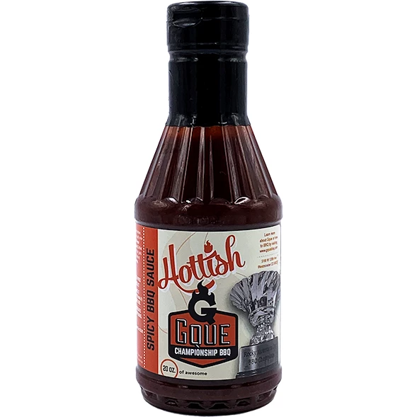 BBQ Sauces, Marinades, Condiments & Seasonings GQue Barbeque Hottish 20 Oz. 1 BBQ Sauces, Marinades, Condiments & Seasonings GQue Barbeque Hottish 20 Oz.