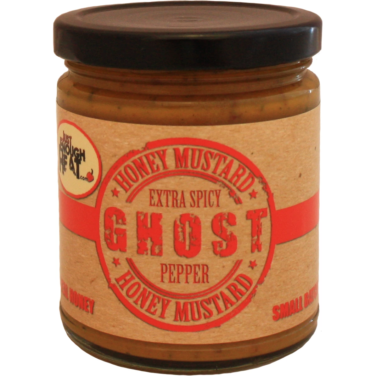 Just Enough Heat Ghost Pepper Honey Mustard - 9.5 Oz | Spicy BBQ Sauce & Marinade 1 Just Enough Heat Ghost Pepper Honey Mustard 9.5 Oz.