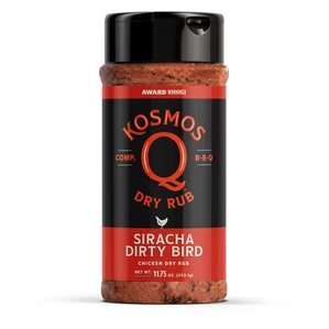 Kosmo's Q Dirty Bird Sriracha Rub 12 Oz - Spicy BBQ Seasoning for Grilling, Smoking & Roasting 1 Kosmo's Q Dirty Bird Sriracha Rub 12 Oz.