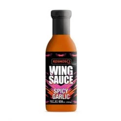 BBQ Sauces, Marinades, Condiments & Seasonings Kosmo's Q Spicy Garlic Wing Sauce 12.7 Oz.