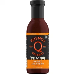 Kosmo's Q Honey Jalapeño BBQ Sauce 15.5 Oz. BBQ Sauces, Marinades, Condiments & Seasonings