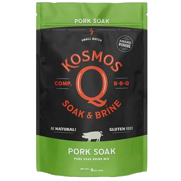 Kosmo's Q Pork Soak 1 Lb - Premium BBQ Marinade & Injection for Juicy, Flavorful Pork 1 Kosmo's Q Pork Soak 1 Lb. BBQ Sauces, Marinades, Condiments & Seasonings
