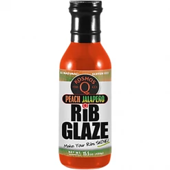 Kosmo's Q Peach Jalapeño Rib Glaze 15.5 Oz.