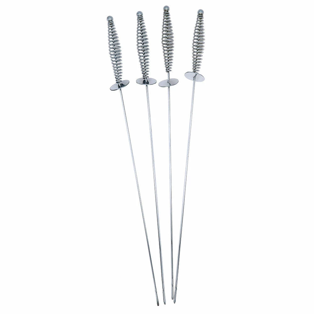 Mr. Bar-B-Q Spiral Skewers 4 Ct. - Premium BBQ Skewers for Grilling, Smoking, and Roasting 1 Salts Mr. Bar-B-Q Spiral Skewers 4 Ct.