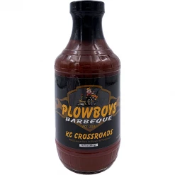 Delano Salts Plowboys BBQ KC Crossroads BBQ Sauce 16 Oz.
