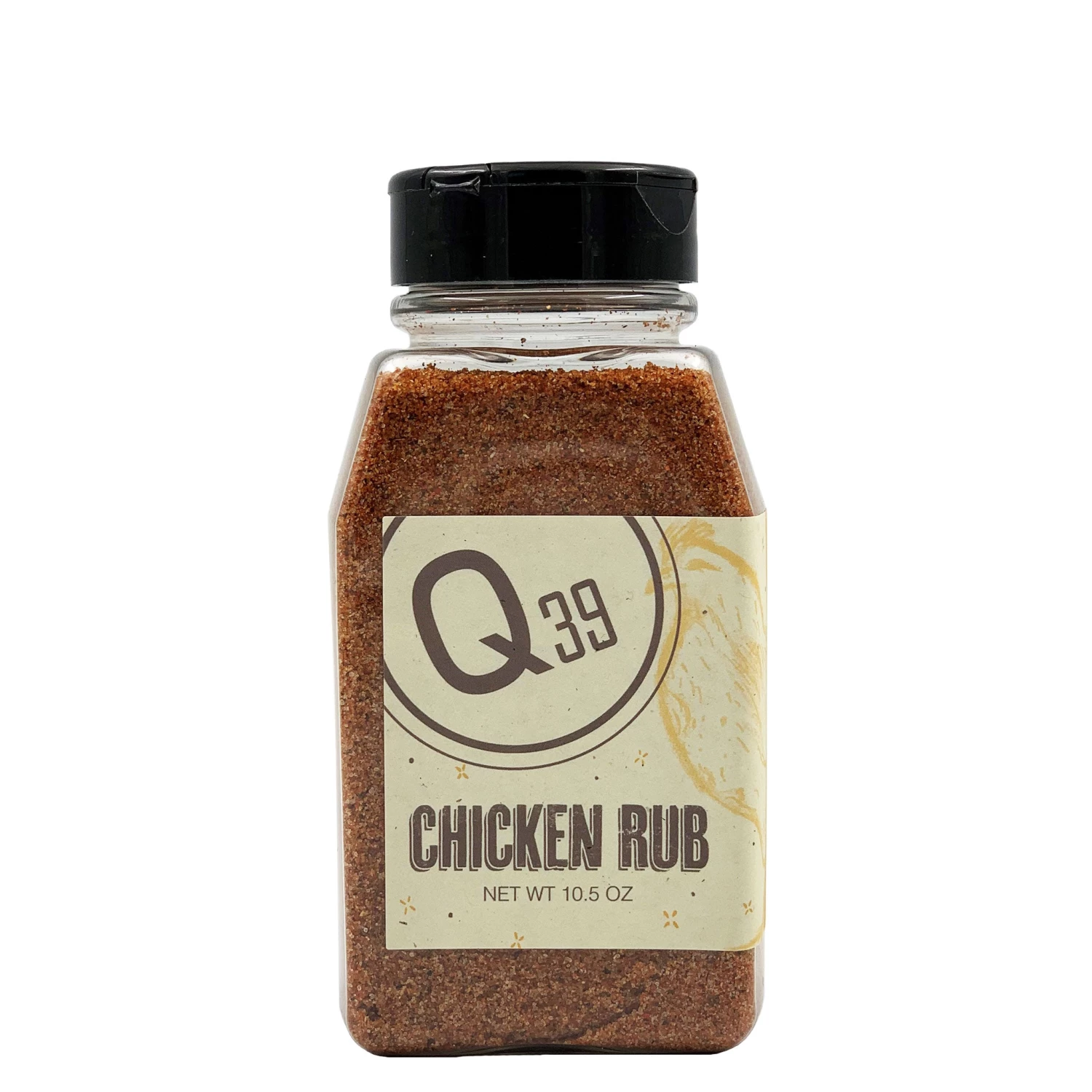 Q39 Chicken Rub 10.5 Oz - Premium BBQ Seasoning for Grilled & Smoked Chicken 1 BBQ Sauces, Marinades, Condiments & Seasonings Q39 Chicken Rub 10.5 Oz.