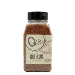 Q39 Rib Rub 11 Oz. BBQ Sauces, Marinades, Condiments & Seasonings
