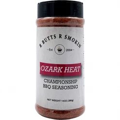 R Butts R Smokin' Ozark Heat Championship BBQ Seasoning 14 Oz. BBQ Sauces, Marinades, Condiments & Seasonings