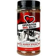 Old World Spices BBQ Sauces, Marinades, Condiments & Seasonings Operation BBQ Relief Santa Maria Steak Rub 12.3 Oz.