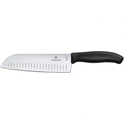 Victorinox 7'' Fibrox Handle Granton Edge Santoku Knife