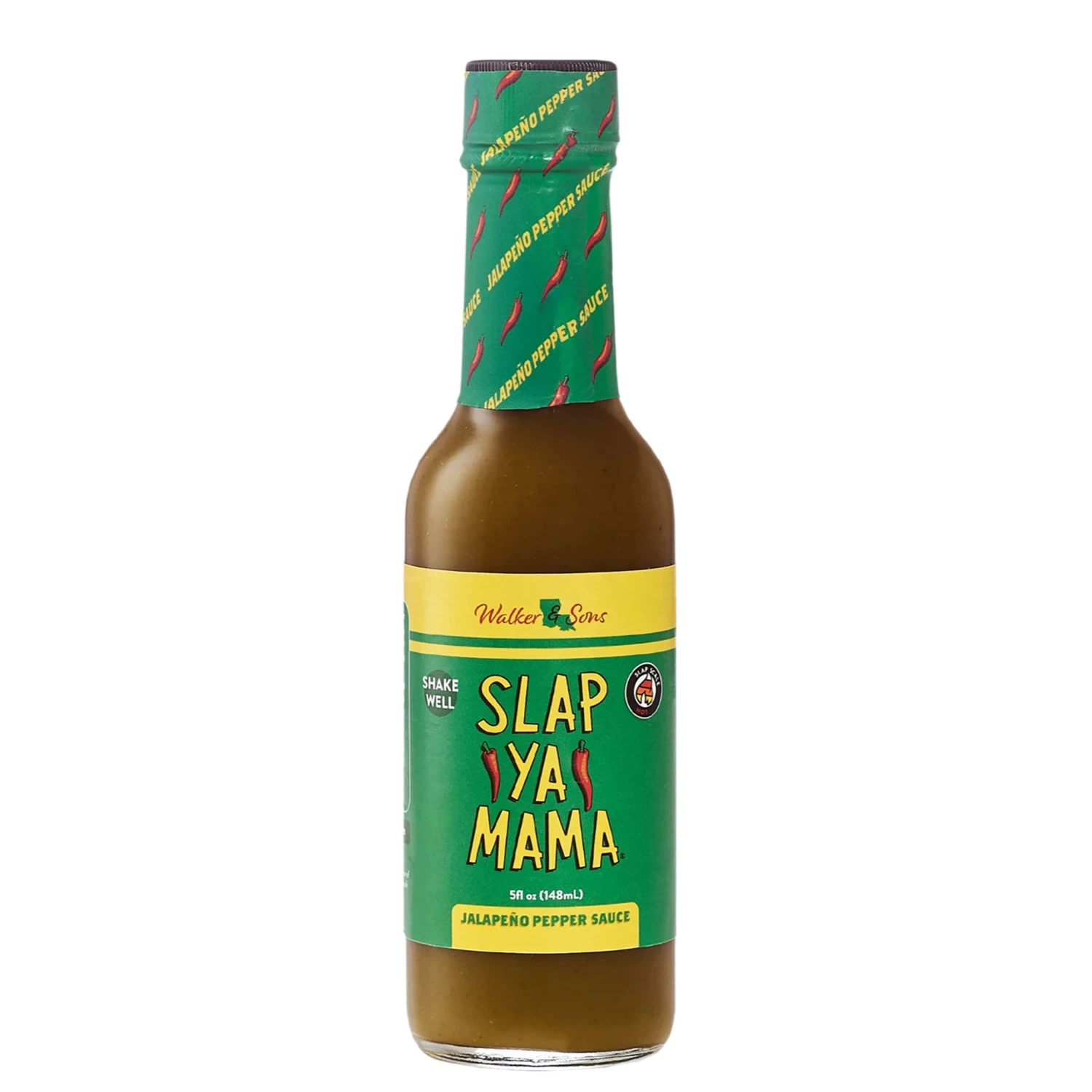 Kehe Slap Ya Mama Jalapeno Pepper Sauce 5 Oz. - Spicy BBQ Sauce, Marinade & Condiment 1 Kehe Slap Ya Mama Jalapeno Pepper Sauce 5 Oz. BBQ Sauces, Marinades, Condiments & Seasonings