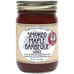 BBQ Sauces, Marinades, Condiments & Seasonings Sugar Bob's Smoked Maple Barbeque Sauce, 14 Oz.