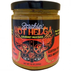 Hayward's Bar-B-Que Helga Smokin' Hot Gourmet Mustard 10 Oz. Salts