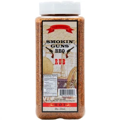 BBQ Sauces, Marinades, Condiments & Seasonings Smokin' Guns BBQ Hot Rub 2 Lbs.