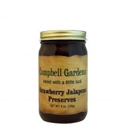 BBQ Sauces, Marinades, Condiments & Seasonings Campbell Gardens Strawberry Jalapeno Preserves 8 Oz.