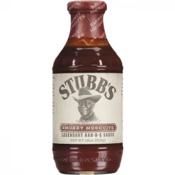 Kehe BBQ Sauces, Marinades, Condiments & Seasonings Stubb's Smoky Mesquite BBQ Sauce 18 Oz.