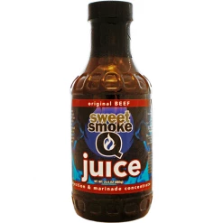 Sweet Smoke Q Juice Original Beef Injection & Marinade Concentrate 23 Oz. BBQ Sauces, Marinades, Condiments & Seasonings