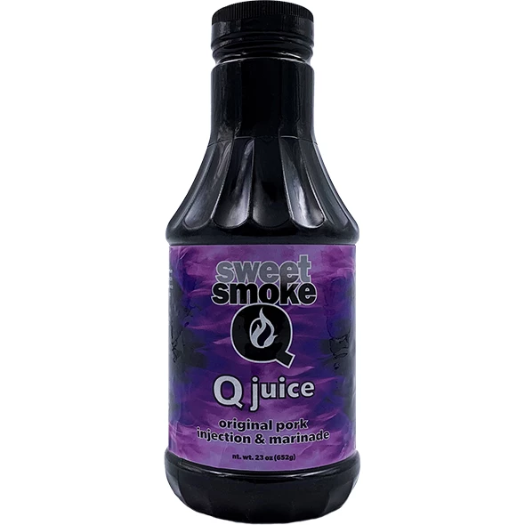 Sweet Smoke Q Juice Original Pork Injection Concentrate 23 Oz - BBQ Marinade & Seasoning for Juicy, Flavorful Meats 1 BBQ Sauces, Marinades, Condiments & Seasonings Sweet Smoke Q Juice Original Pork Injection Concentrate 23 Oz.
