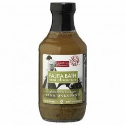 Delano Sweetwater Spice Company Lime Jalapeno Fajita Bath Brine Concentrate 16 Oz. BBQ Sauces, Marinades, Condiments & Seasonings
