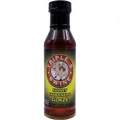 BBQ Sauces, Marinades, Condiments & Seasonings Triple 9 Swine Honey Habanero 16 Oz.