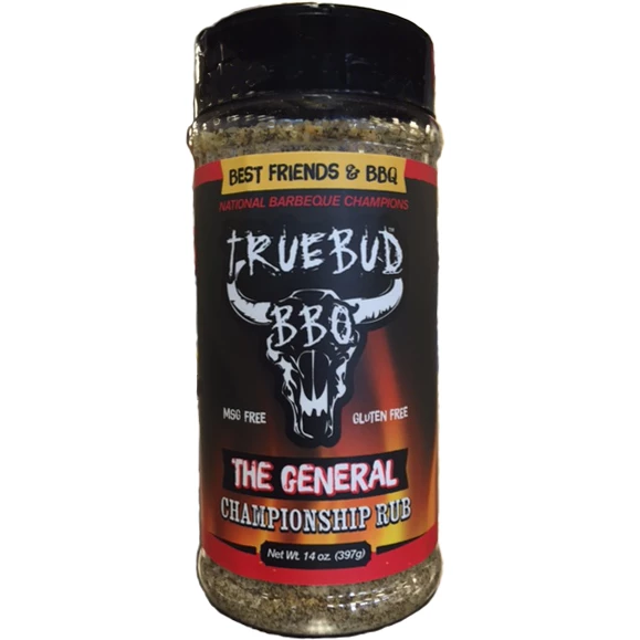 TRUEBUD The General Championship Rub 14 Oz - Award-Winning BBQ Seasoning for Grilling, Smoking & Roasting 1 TRUEBUD The General Championship Rub 14 Oz. BBQ Sauces, Marinades, Condiments & Seasonings