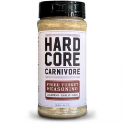 Hard Core Carnivore BBQ Sauces, Marinades, Condiments & Seasonings HardCore Carnivore Fried Turkey Seasoning 11 Oz.