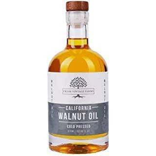 Fresh Vintage Farms California Walnut Oil 12.7 Oz - Premium BBQ Sauce, Marinade & Cooking Oil 1 Fresh Vintage Farms California Walnut Oil 12.7 Oz. BBQ Sauces, Marinades, Condiments & Seasonings