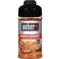 Kehe BBQ Sauces, Marinades, Condiments & Seasonings Weber Kick'n Chicken Seasoning 5 Oz.