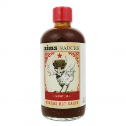 Zim's Kiksas - Medium Hot Sauce 8 Oz. BBQ Sauces & Glazes